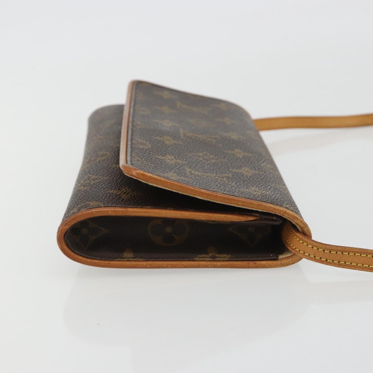 LOUIS VUITTON Monogram Pochette Twin GM Shoulder Bag M51852 LV Auth ka5183