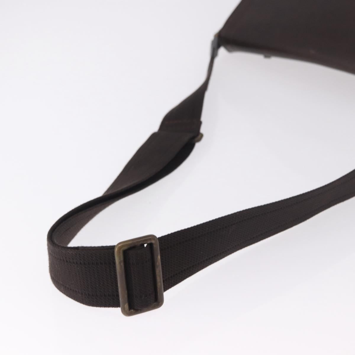 LOUIS VUITTON Utah Ohama Shoulder Bag Leather Brown M92994 LV Auth ka5184