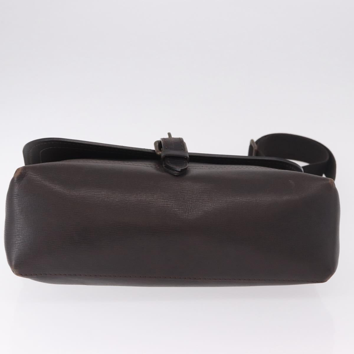 LOUIS VUITTON Utah Ohama Shoulder Bag Leather Brown M92994 LV Auth ka5184