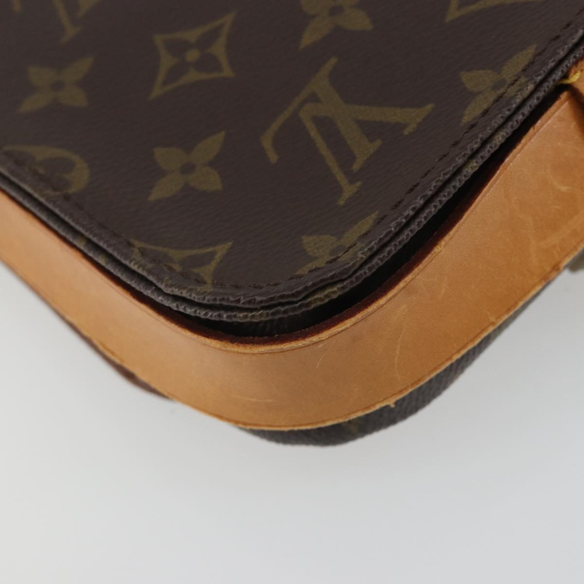 LOUIS VUITTON Monogram Cartouchiere PM Shoulder Bag M51254 LV Auth ka5185