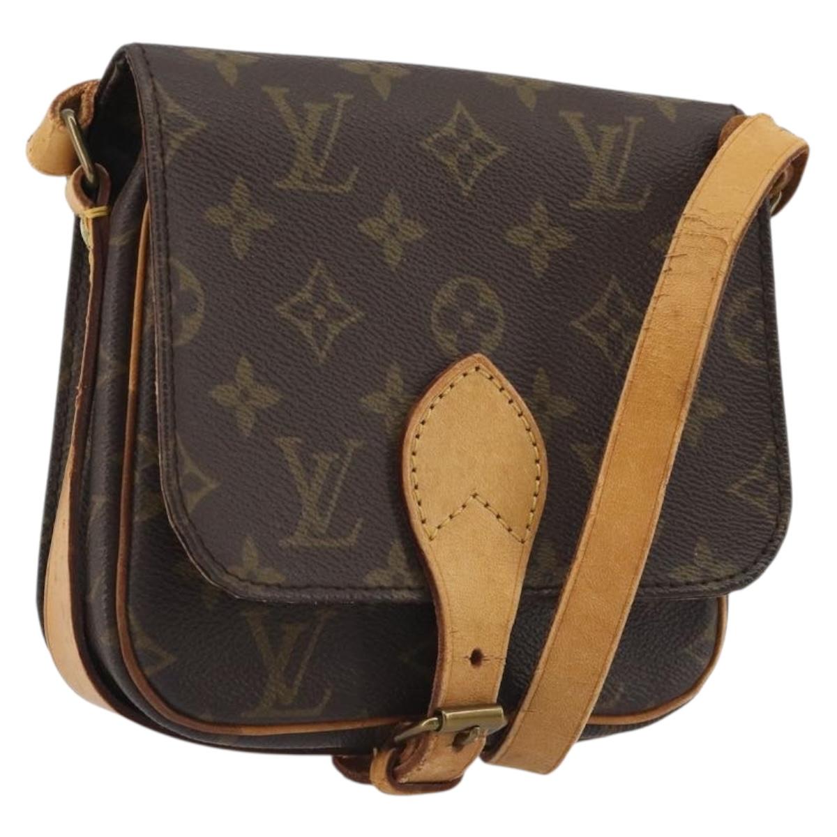 LOUIS VUITTON Monogram Cartouchiere PM Shoulder Bag M51254 LV Auth ka5185