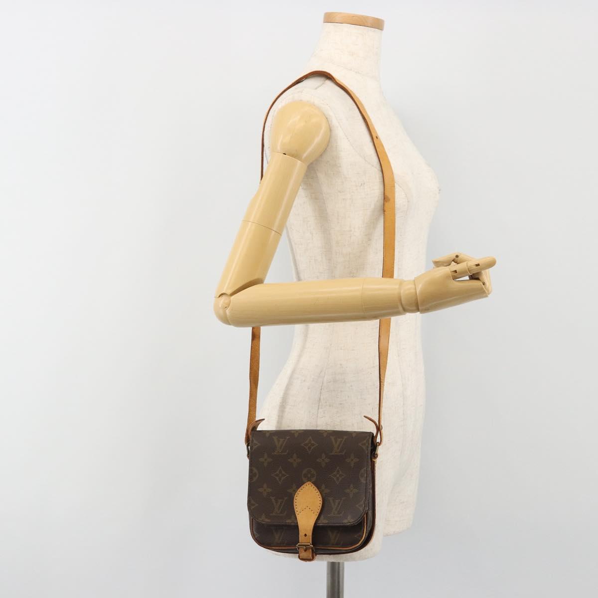 LOUIS VUITTON Monogram Cartouchiere PM Shoulder Bag M51254 LV Auth ka5185