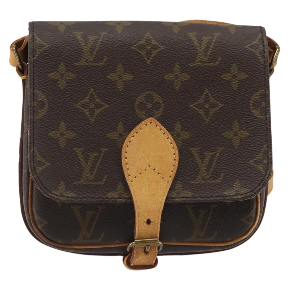 LOUIS VUITTON Monogram Cartouchiere PM Shoulder Bag M51254 LV Auth ka5185