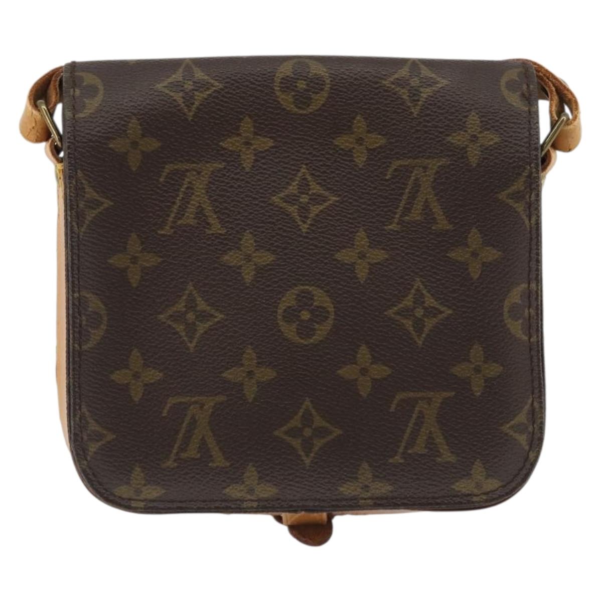 LOUIS VUITTON Monogram Cartouchiere PM Shoulder Bag M51254 LV Auth ka5185