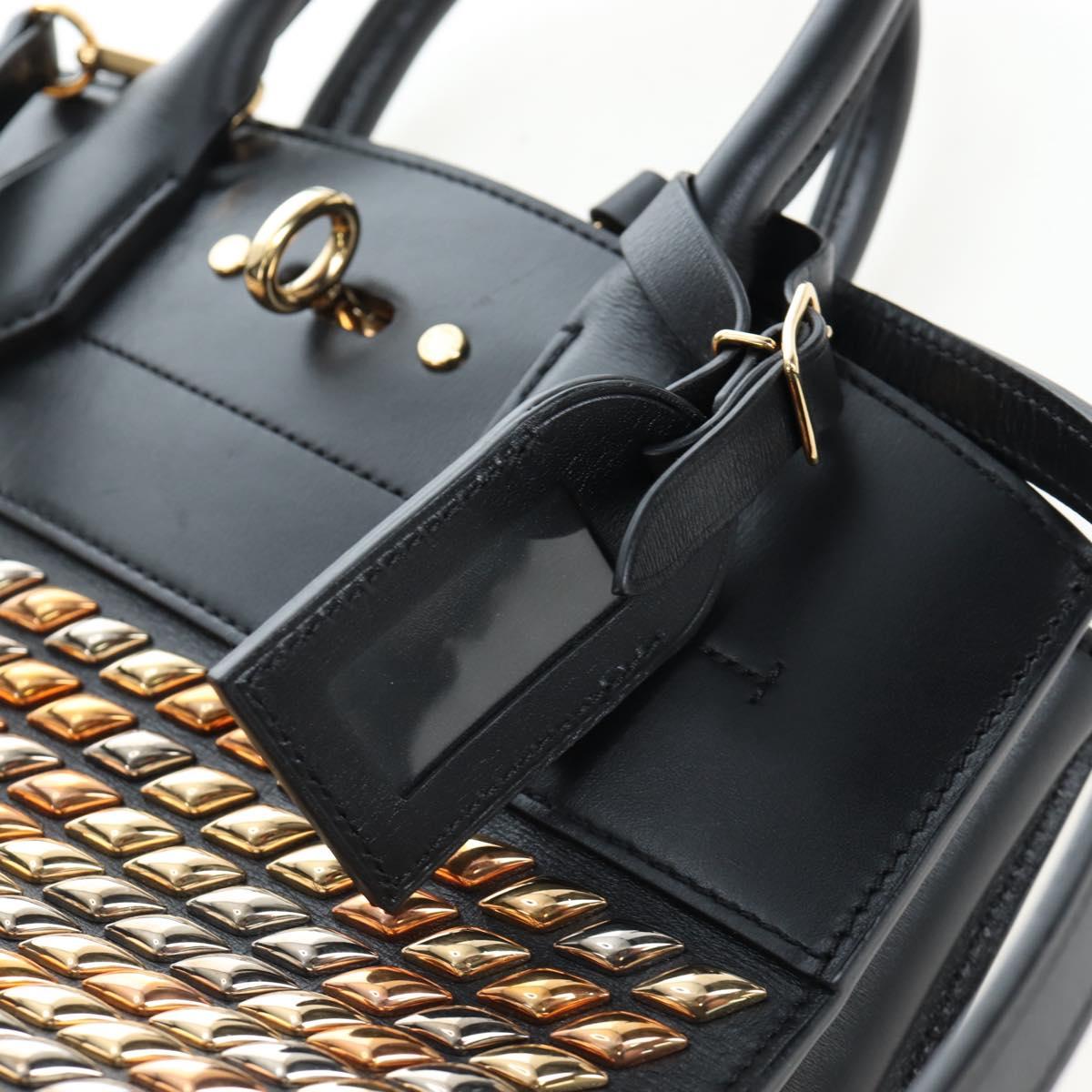 LOUIS VUITTON City Steamer PM Hand Bag Calf Skin Black M51021 LV Auth ka5186SV