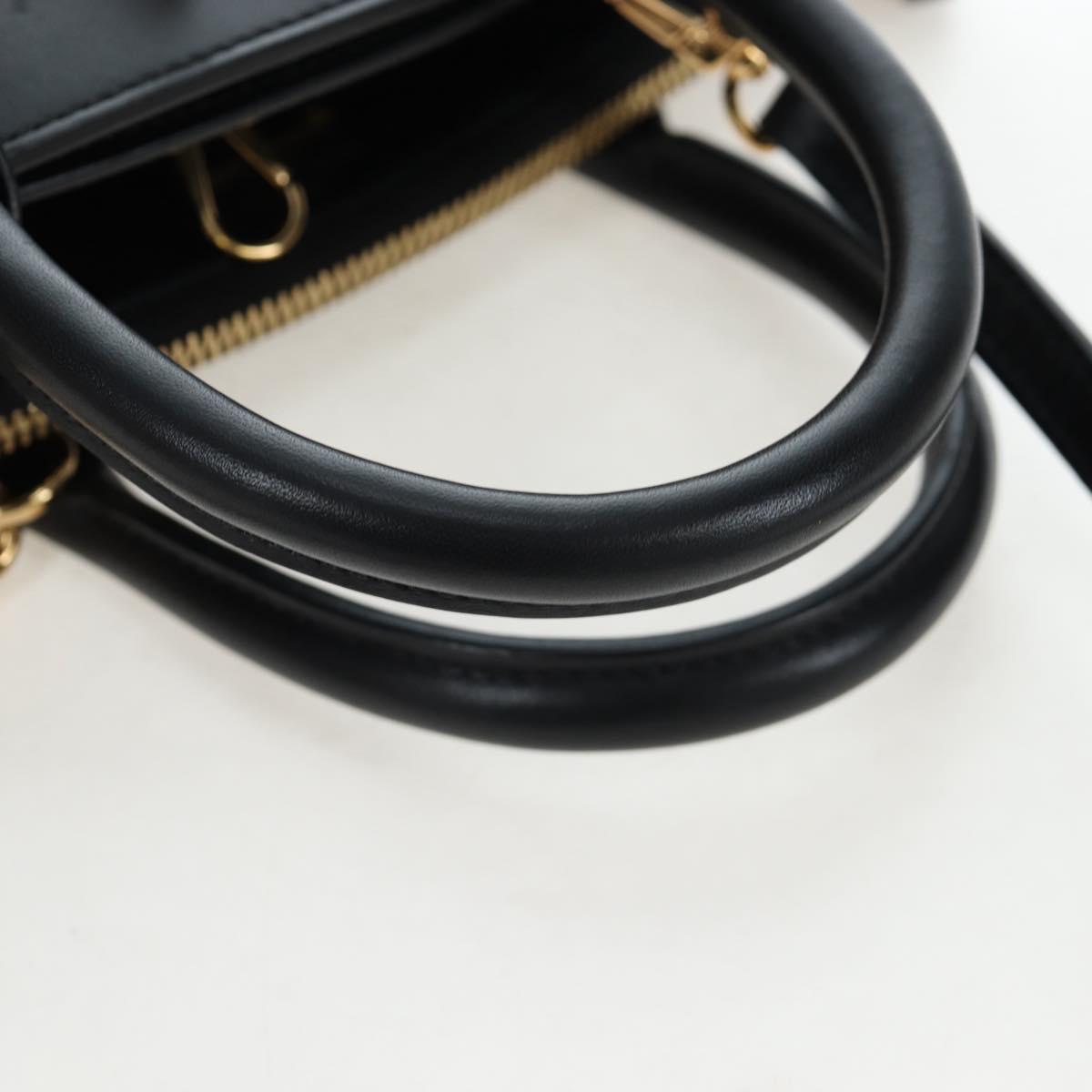 LOUIS VUITTON City Steamer PM Hand Bag Calf Skin Black M51021 LV Auth ka5186SV