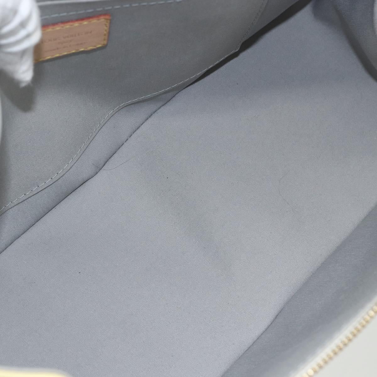 LOUIS VUITTON Monogram Vernis Rosewood Avenue Hand Bag Perle M93508 Auth ka519