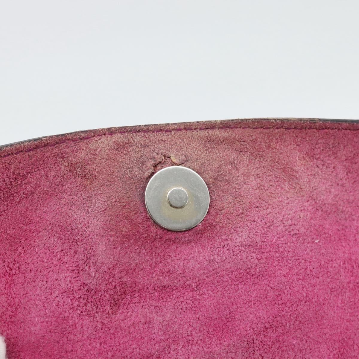 GUCCI Chain Soho Shoulder Bag Patent Pink Gold 336752 Auth ka5192
