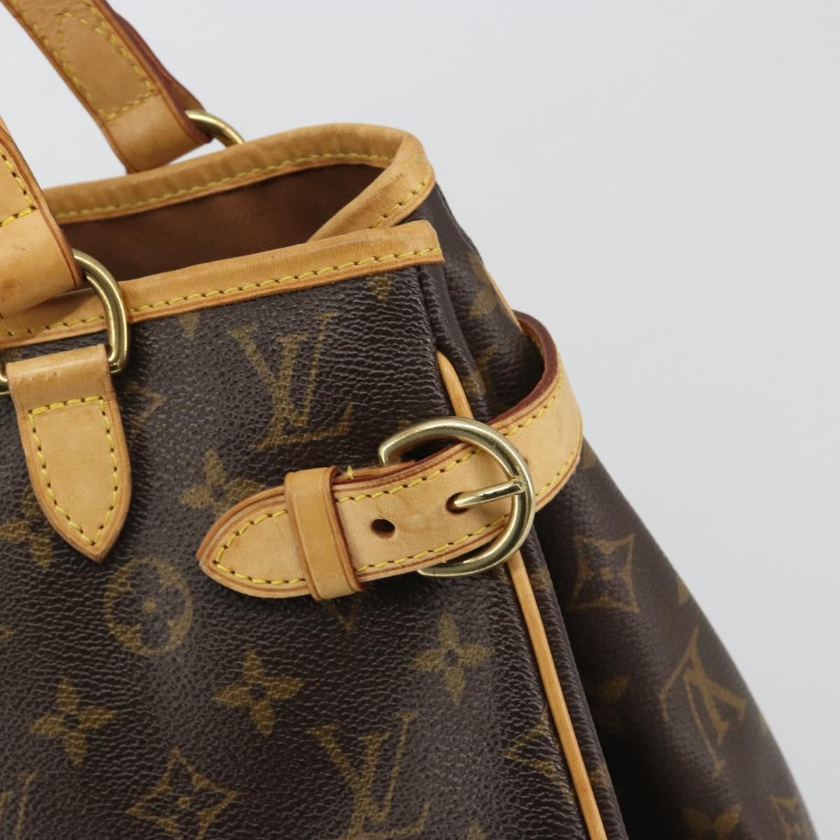 LOUIS VUITTON Monogram Batignolles Vertical Tote Bag M51153 LV Auth ka5194A