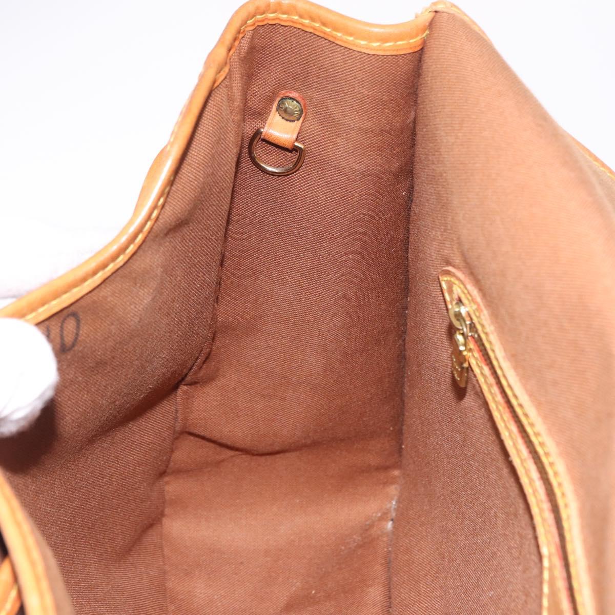 LOUIS VUITTON Monogram Gibeciere GM Shoulder Bag M42246 LV Auth ka5197