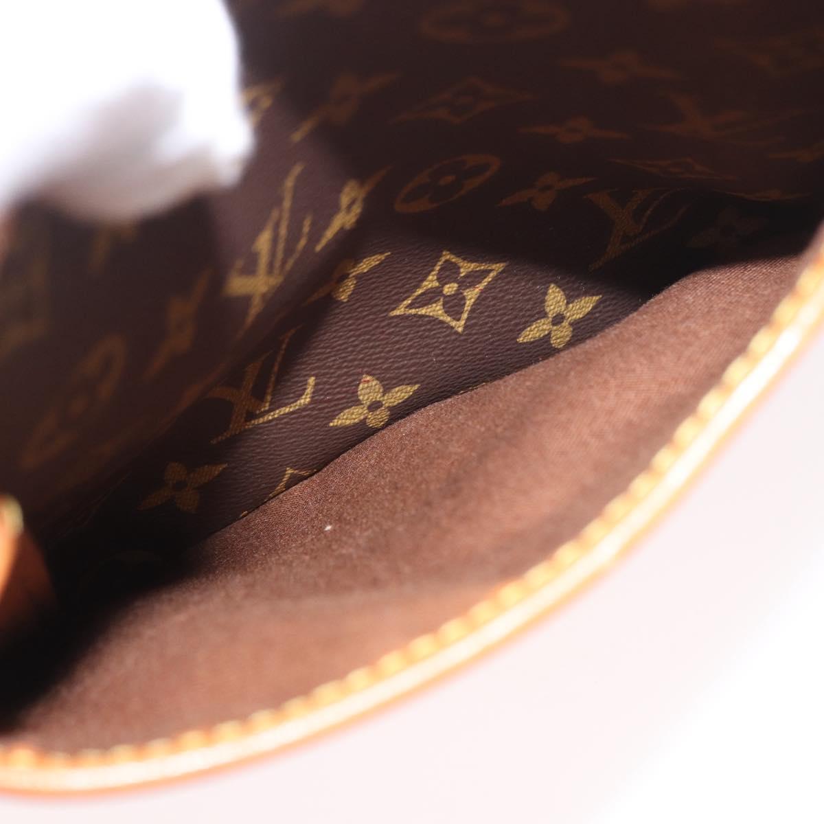 LOUIS VUITTON Monogram Gibeciere GM Shoulder Bag M42246 LV Auth ka5197