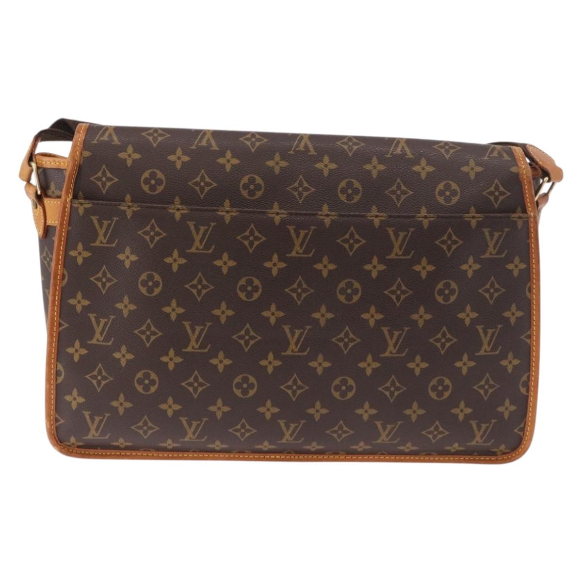 LOUIS VUITTON Monogram Gibeciere GM Shoulder Bag M42246 LV Auth ka5197