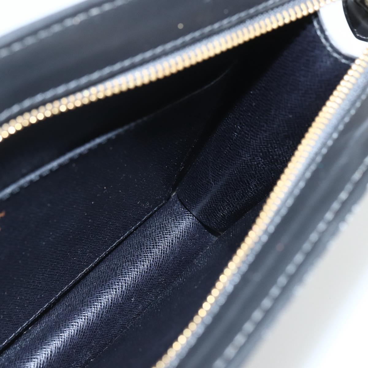 LOUIS VUITTON Epi Pochette Homme Clutch Bag Black M52522 LV Auth ka520