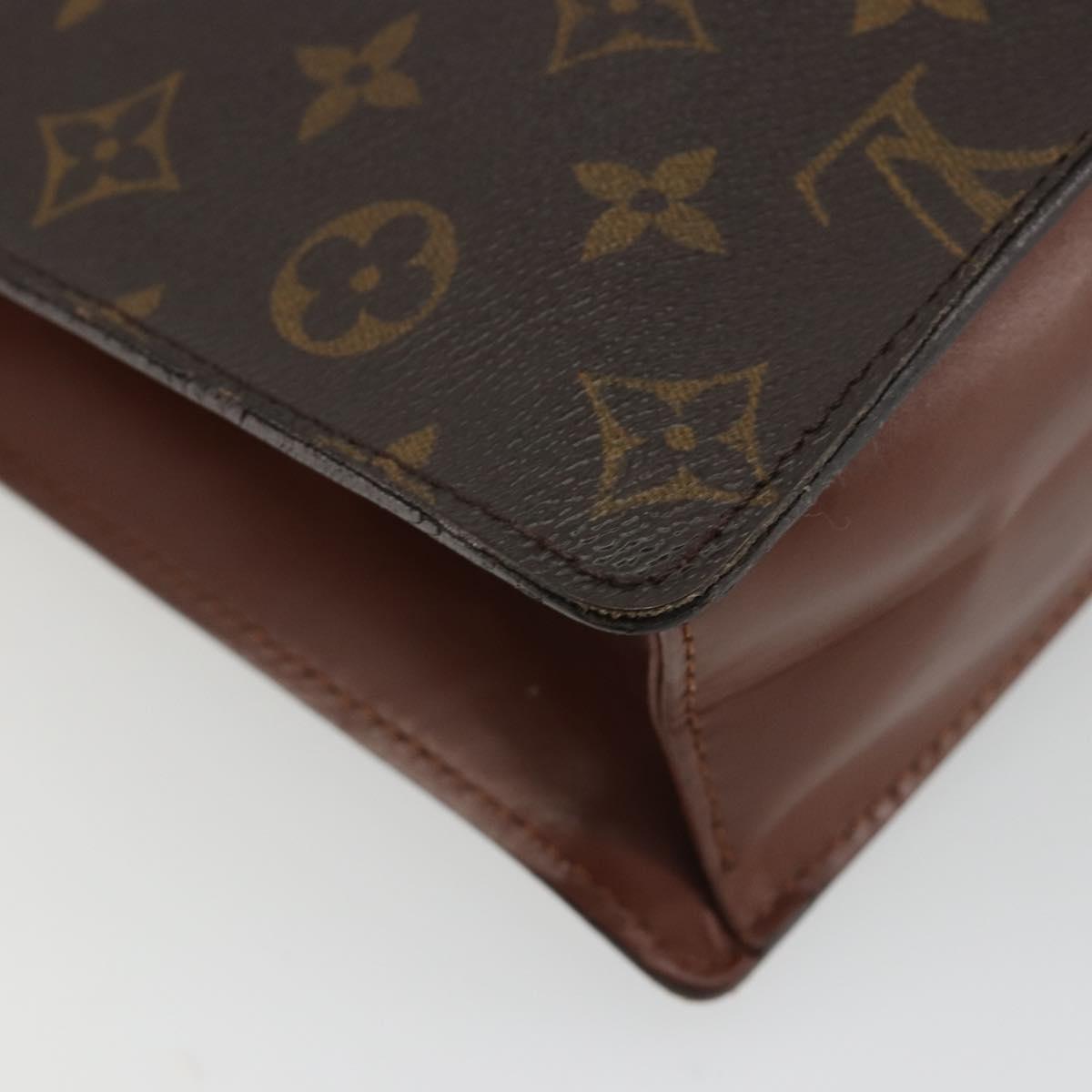 LOUIS VUITTON Monogram Monceau 28 Hand Bag M51185 LV Auth ka5201