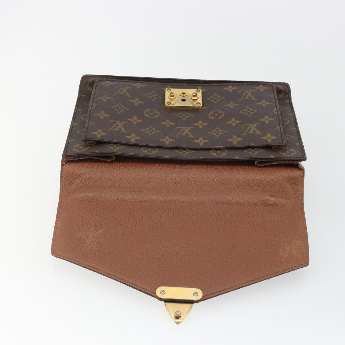 LOUIS VUITTON Monogram Monceau 28 Hand Bag M51185 LV Auth ka5201