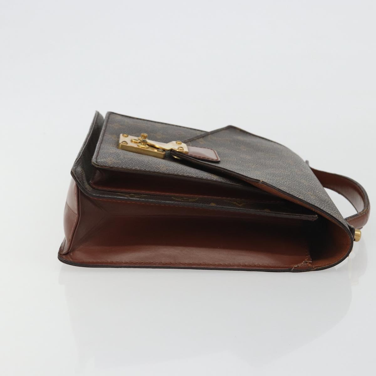 LOUIS VUITTON Monogram Monceau 28 Hand Bag M51185 LV Auth ka5201
