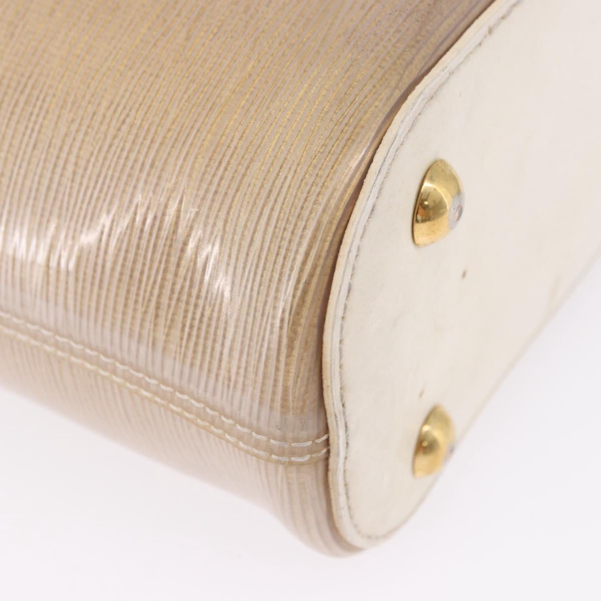 LOUIS VUITTON Epi Plage Mini lagoon Bay Hand Bag Beige Sabre M92473 Auth ka5211