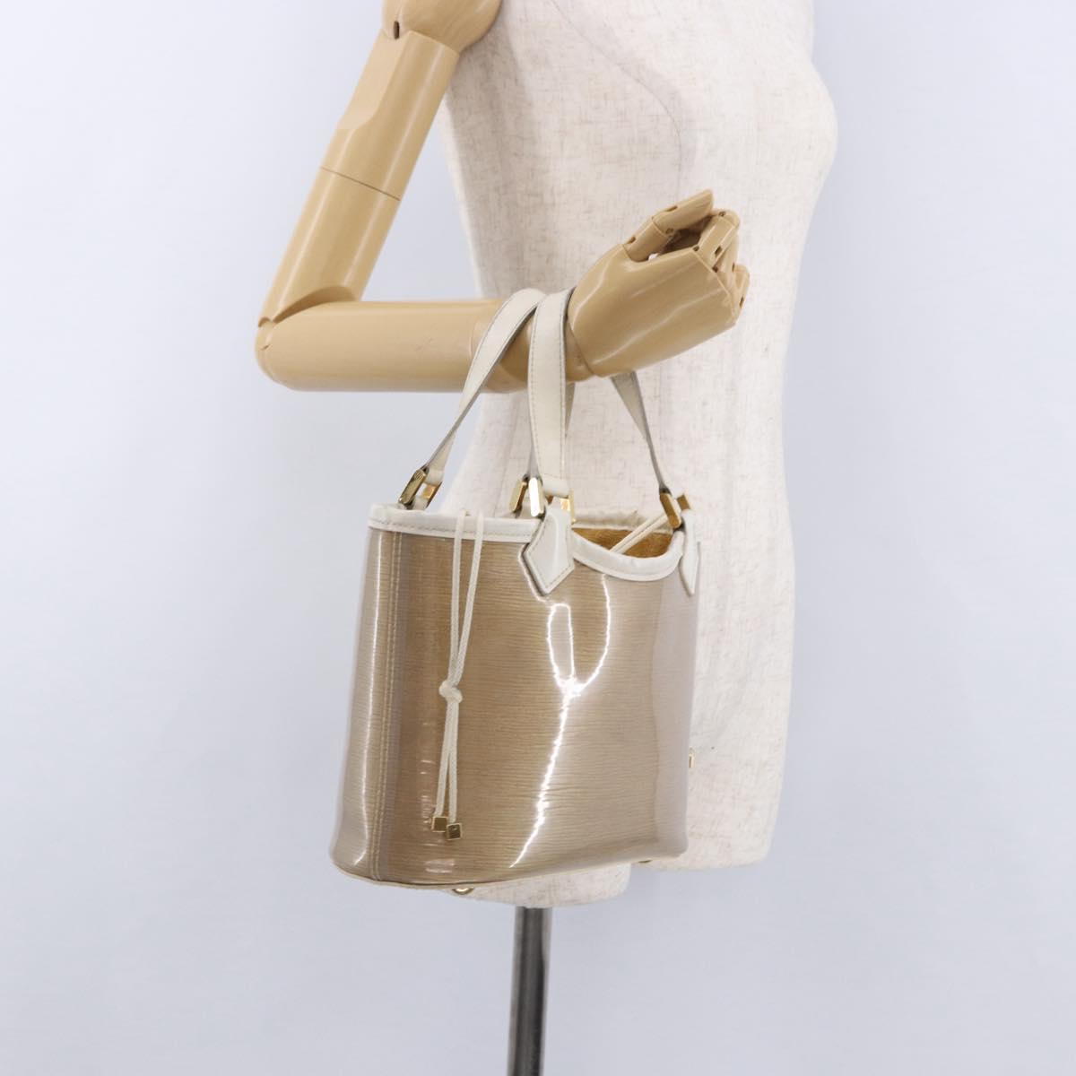 LOUIS VUITTON Epi Plage Mini lagoon Bay Hand Bag Beige Sabre M92473 Auth ka5211