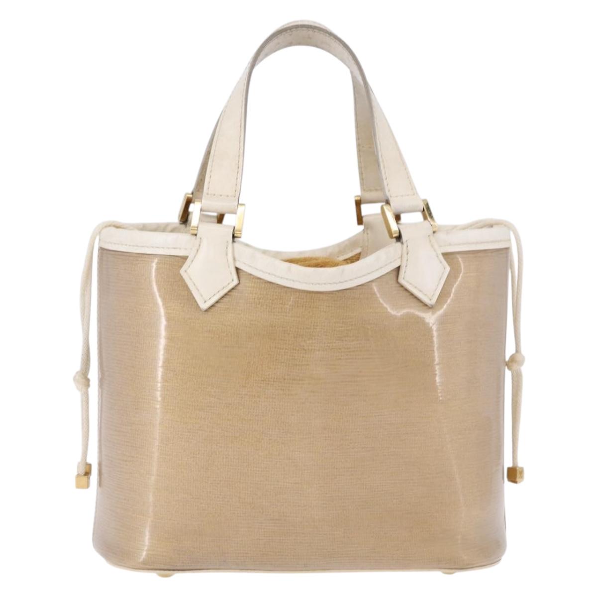LOUIS VUITTON Epi Plage Mini lagoon Bay Hand Bag Beige Sabre M92473 Auth ka5211