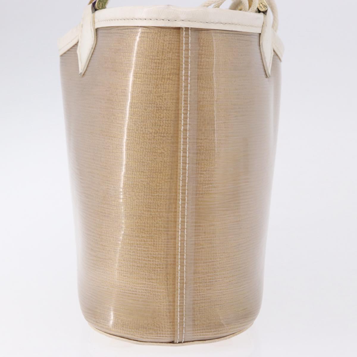 LOUIS VUITTON Epi Plage Mini lagoon Bay Hand Bag Beige Sabre M92473 Auth ka5211