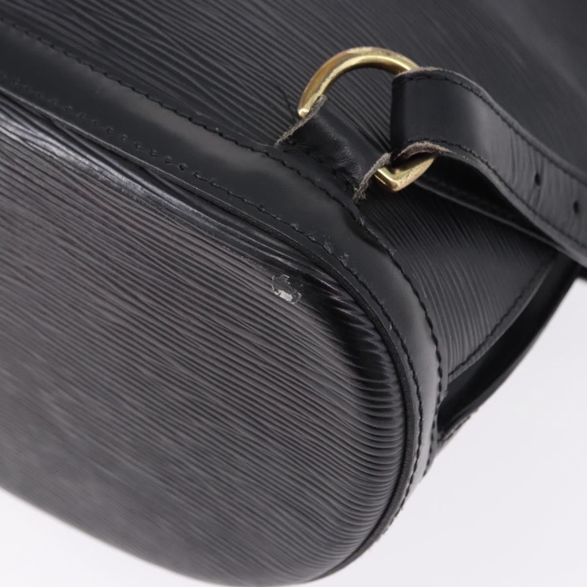 LOUIS VUITTON Epi Gobelins Backpack Black M52292 LV Auth ka5215