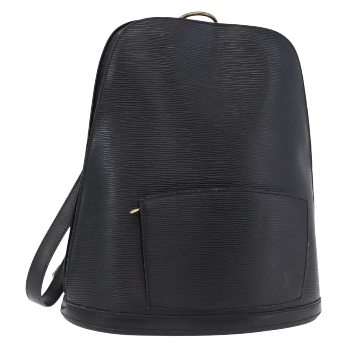 LOUIS VUITTON Epi Gobelins Backpack Black M52292 LV Auth ka5215