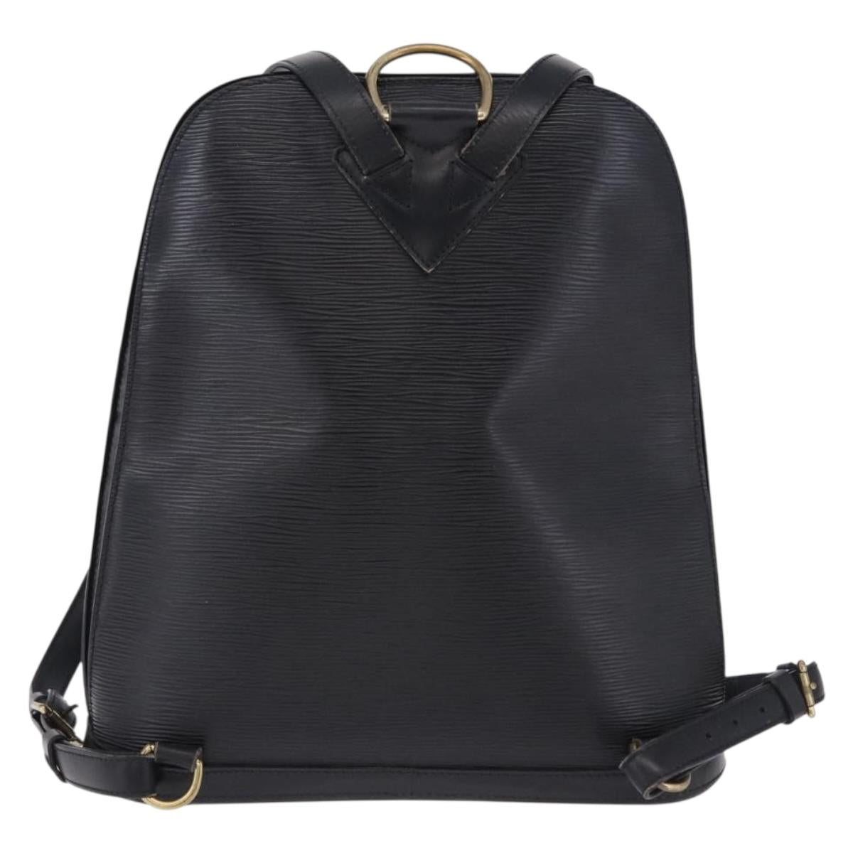 LOUIS VUITTON Epi Gobelins Backpack Black M52292 LV Auth ka5215