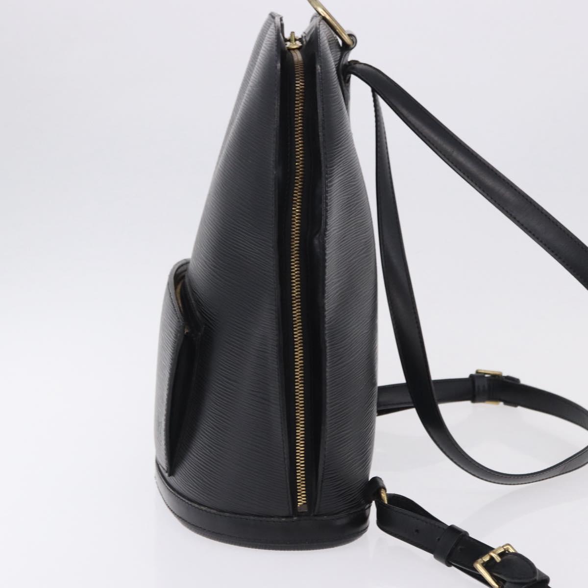 LOUIS VUITTON Epi Gobelins Backpack Black M52292 LV Auth ka5215