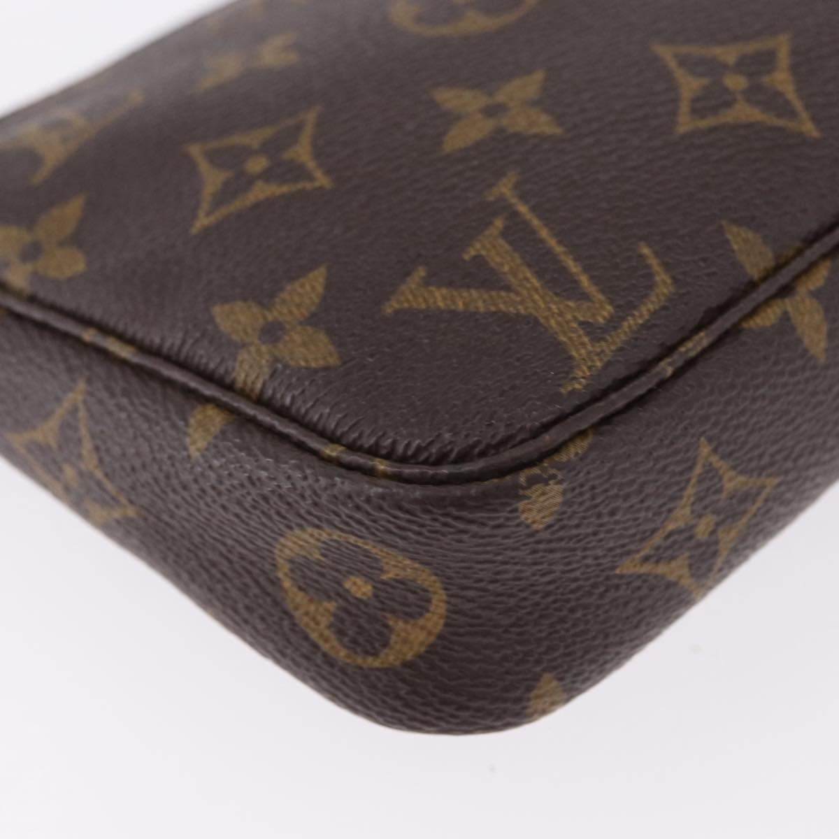 LOUIS VUITTON Monogram Pochette Accessoires Pouch M51980 LV Auth ka5219