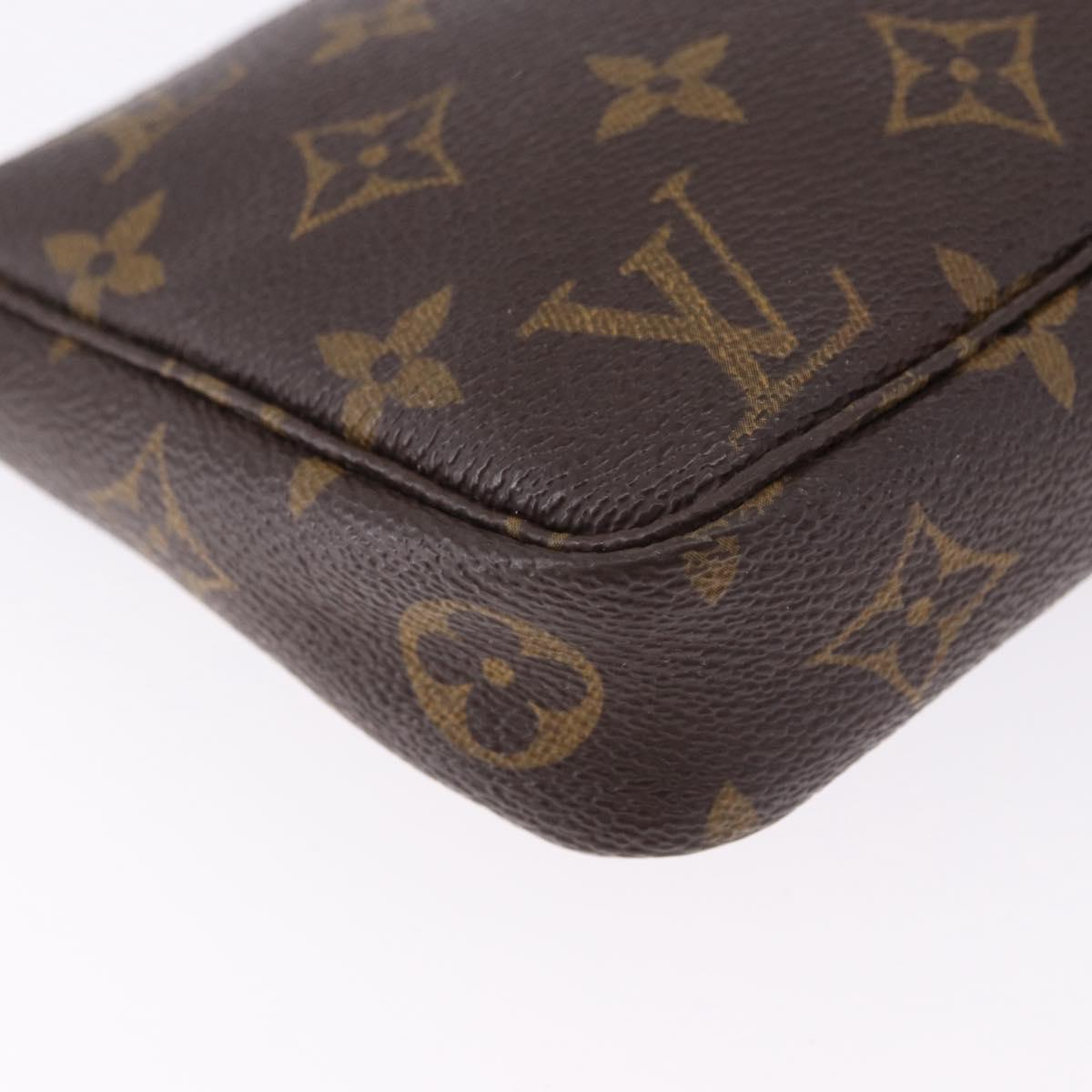 LOUIS VUITTON Monogram Pochette Accessoires Pouch M51980 LV Auth ka5219