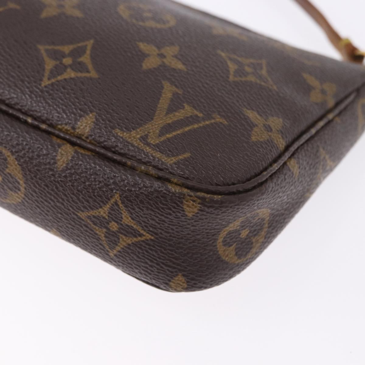 LOUIS VUITTON Monogram Pochette Accessoires Pouch M51980 LV Auth ka5219