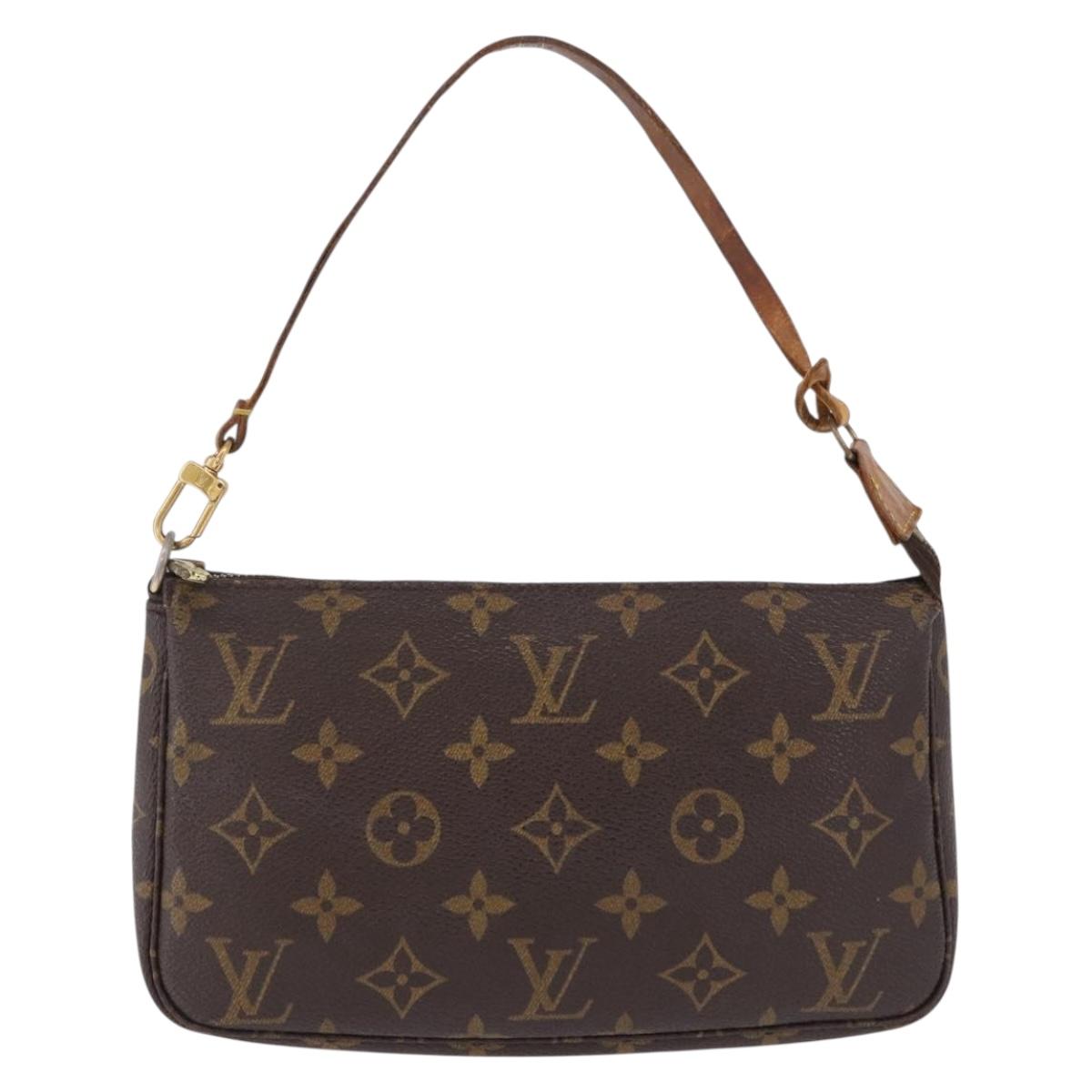 LOUIS VUITTON Monogram Pochette Accessoires Pouch M51980 LV Auth ka5219