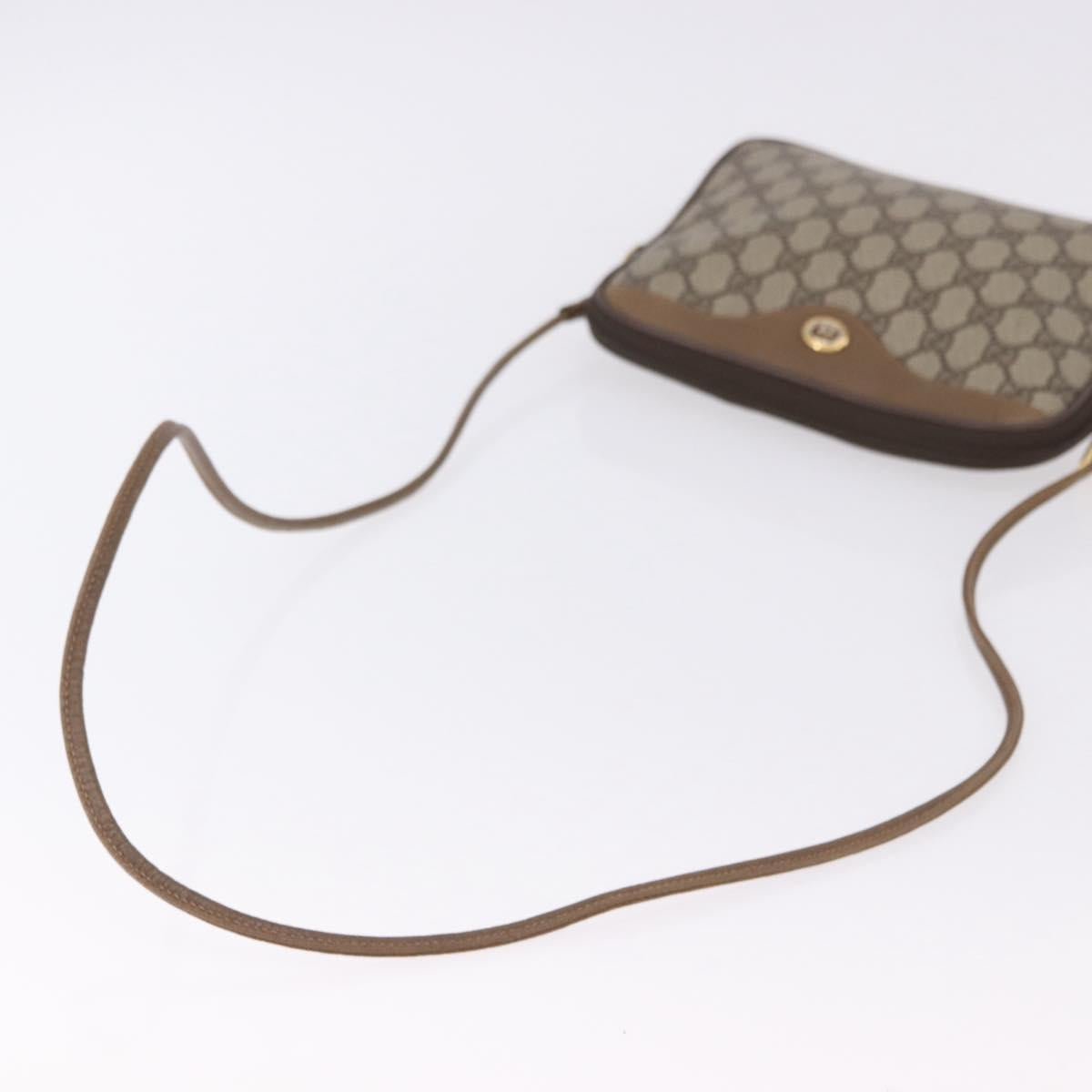 GUCCI GG Supreme Shoulder Bag PVC Beige Gold 97 02 068 Auth ka5227