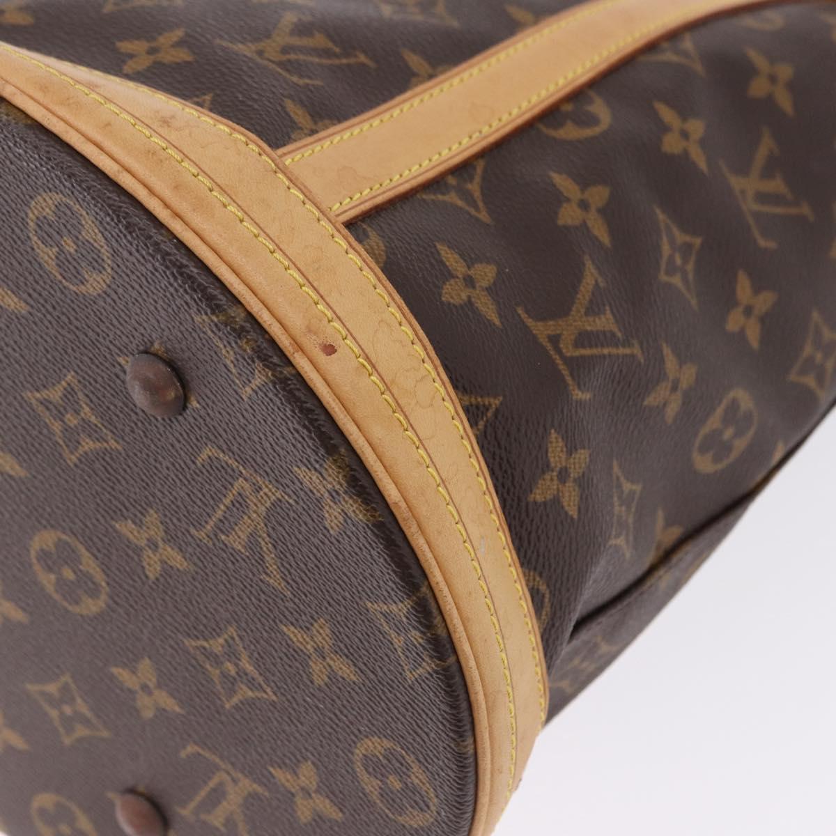 LOUIS VUITTON Monogram Bucket GM Shoulder Bag M42236 LV Auth ka5232