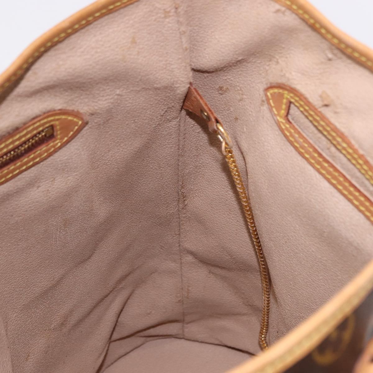 LOUIS VUITTON Monogram Bucket GM Shoulder Bag M42236 LV Auth ka5232