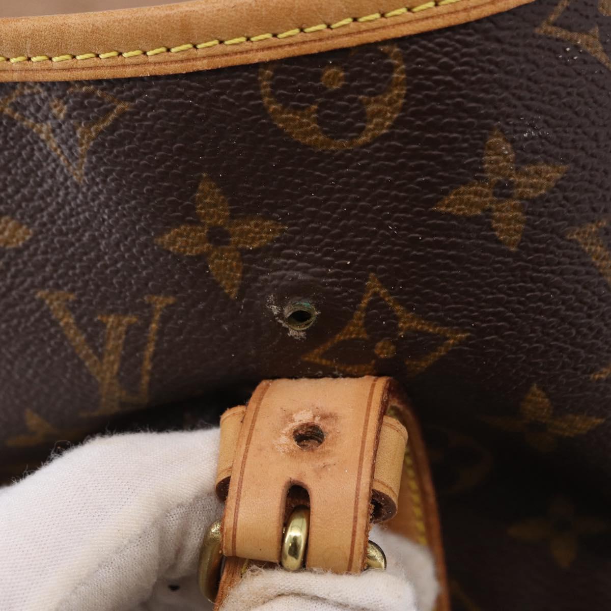 LOUIS VUITTON Monogram Bucket GM Shoulder Bag M42236 LV Auth ka5232
