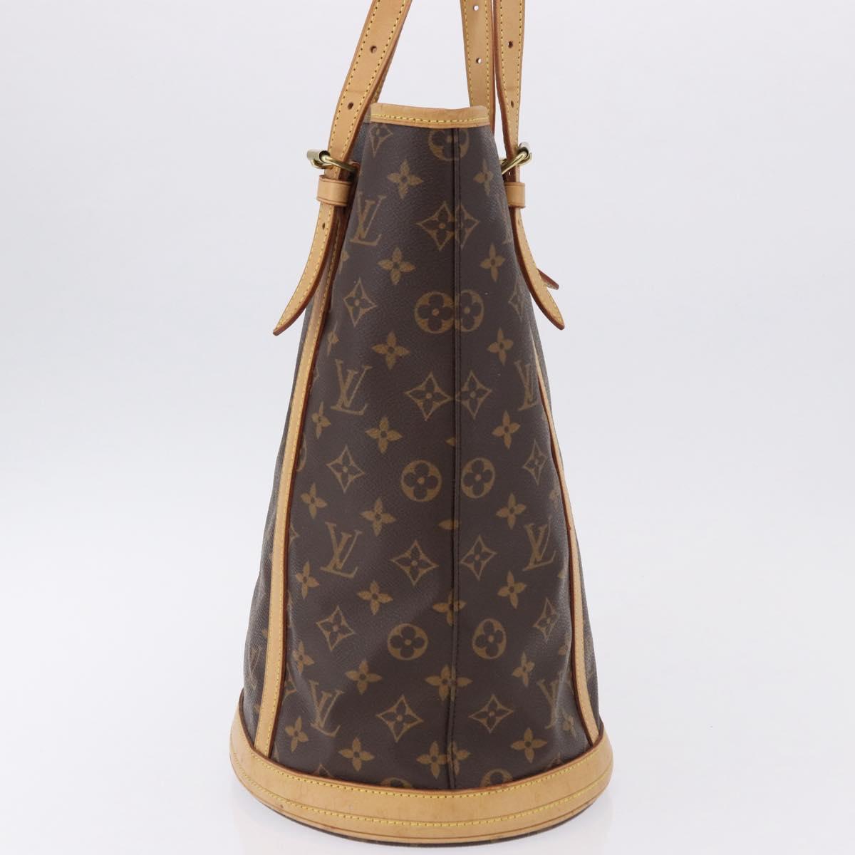 LOUIS VUITTON Monogram Bucket GM Shoulder Bag M42236 LV Auth ka5232