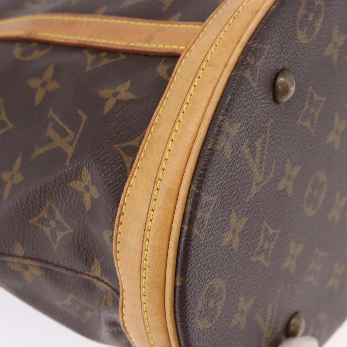 LOUIS VUITTON Monogram Bucket GM Shoulder Bag M42236 LV Auth ka5234