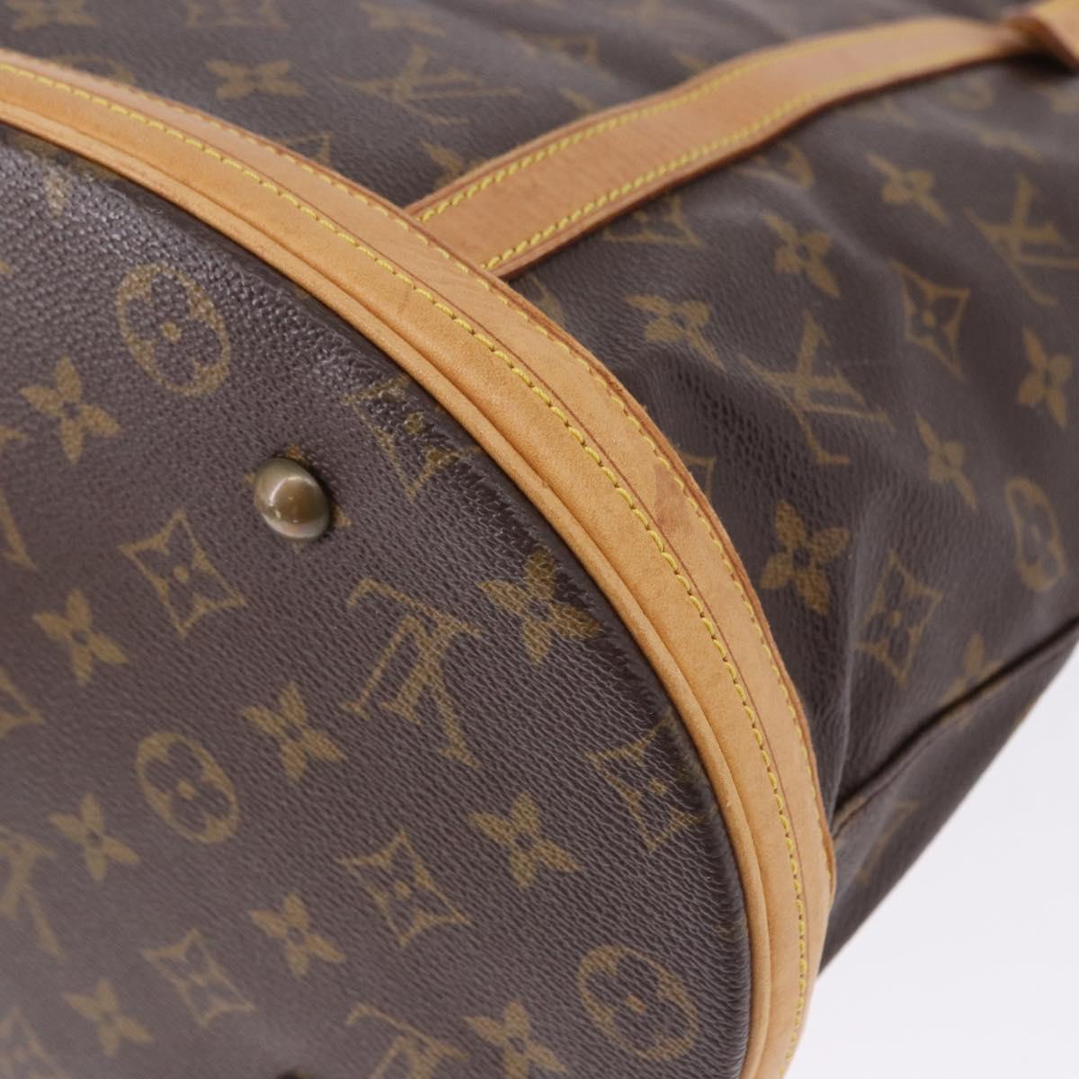 LOUIS VUITTON Monogram Bucket GM Shoulder Bag M42236 LV Auth ka5234