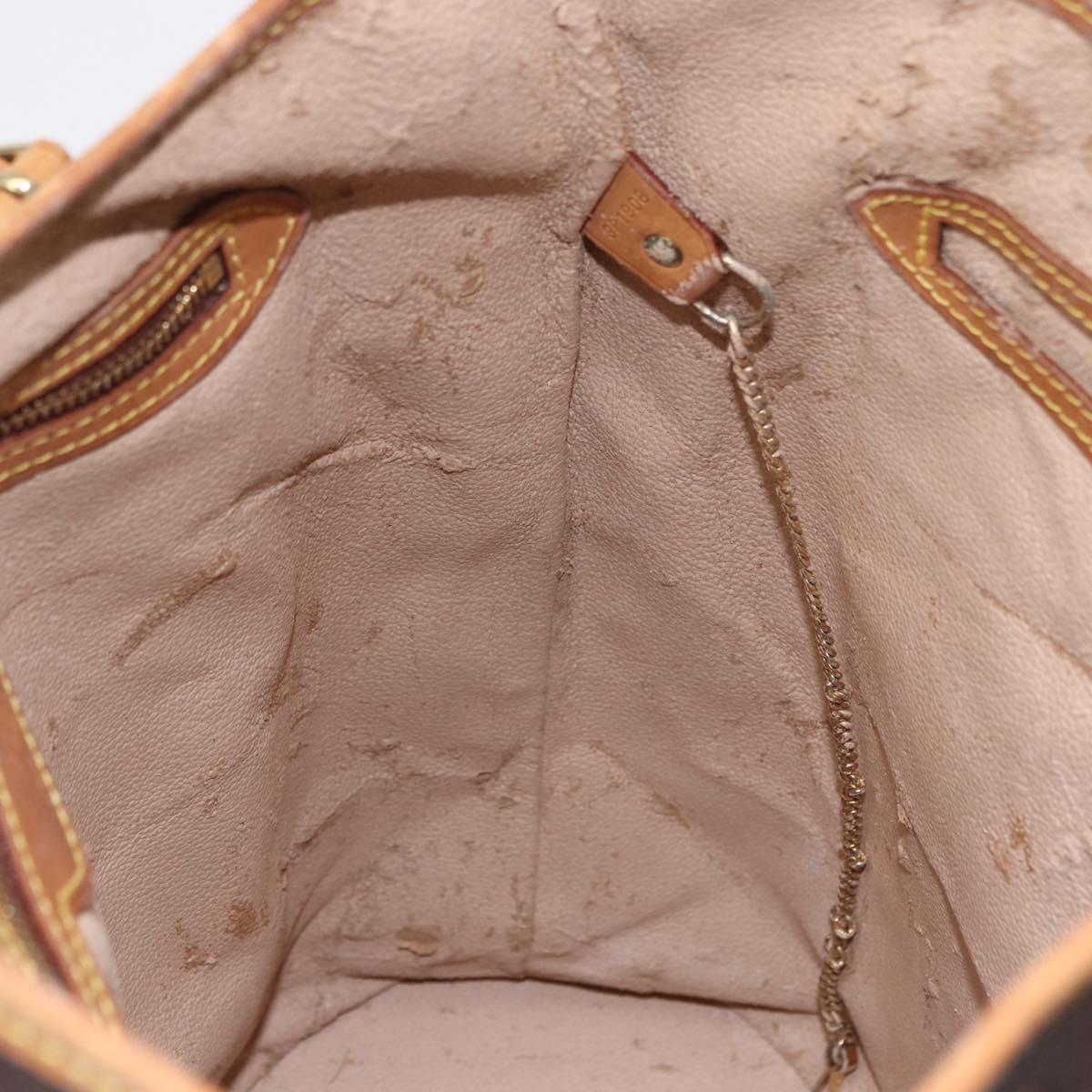 LOUIS VUITTON Monogram Bucket GM Shoulder Bag M42236 LV Auth ka5234