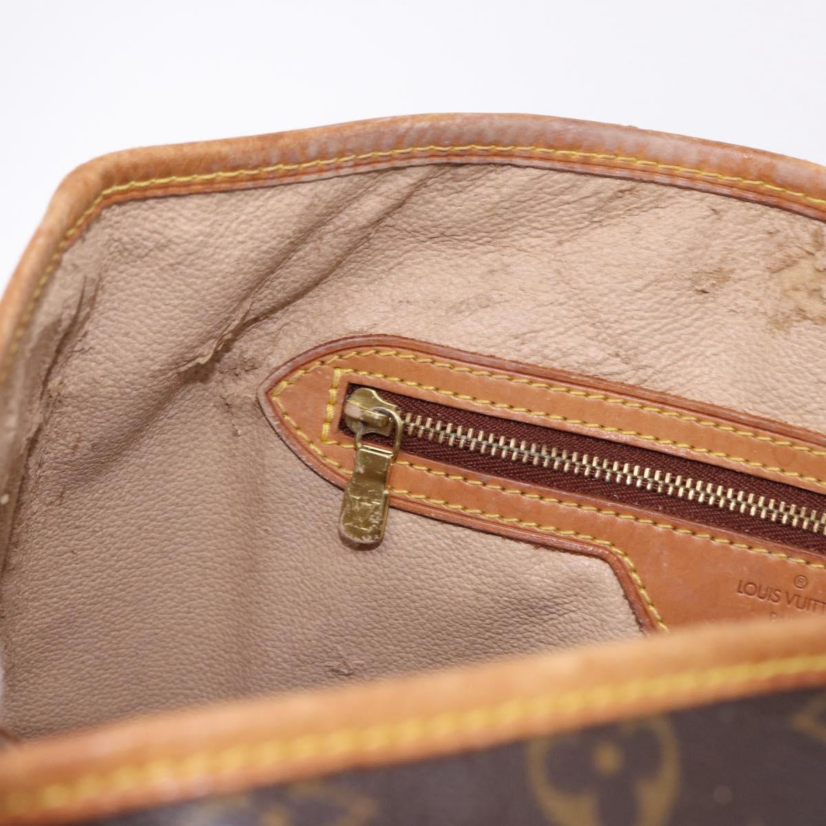 LOUIS VUITTON Monogram Bucket GM Shoulder Bag M42236 LV Auth ka5234