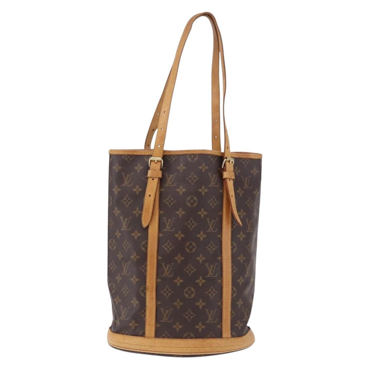LOUIS VUITTON Monogram Bucket GM Shoulder Bag M42236 LV Auth ka5234