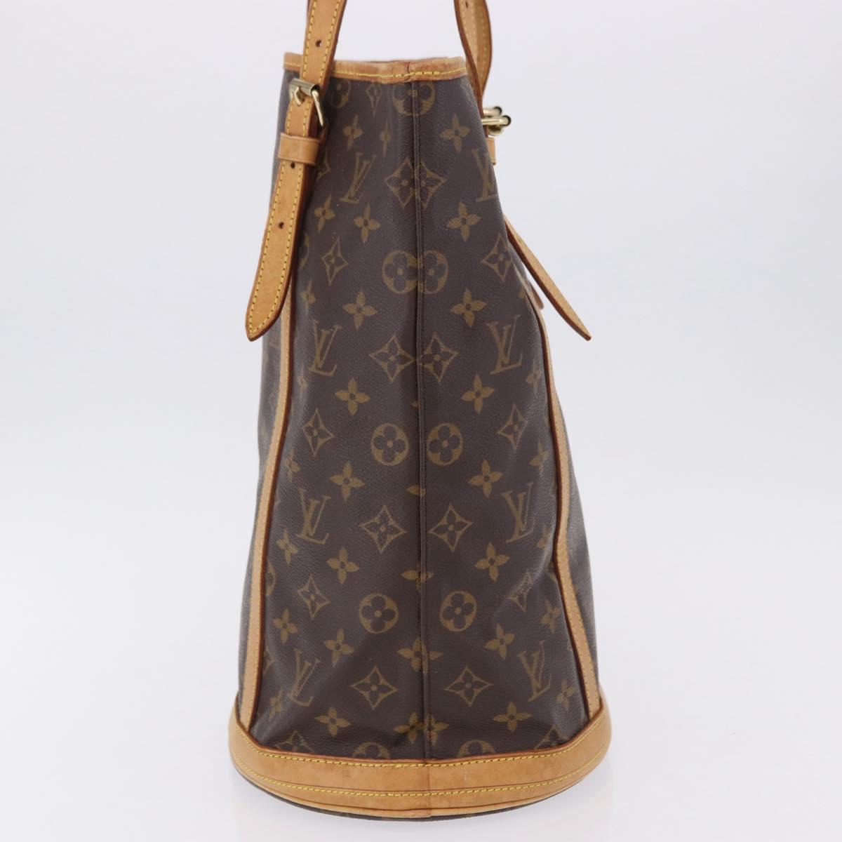 LOUIS VUITTON Monogram Bucket GM Shoulder Bag M42236 LV Auth ka5234