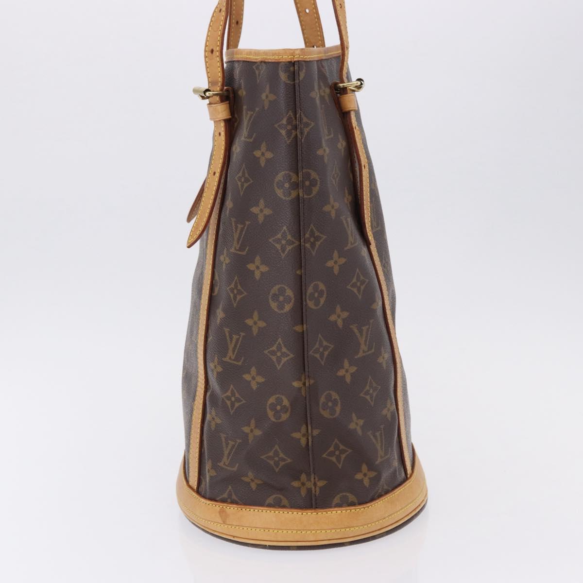 LOUIS VUITTON Monogram Bucket GM Shoulder Bag M42236 LV Auth ka5234