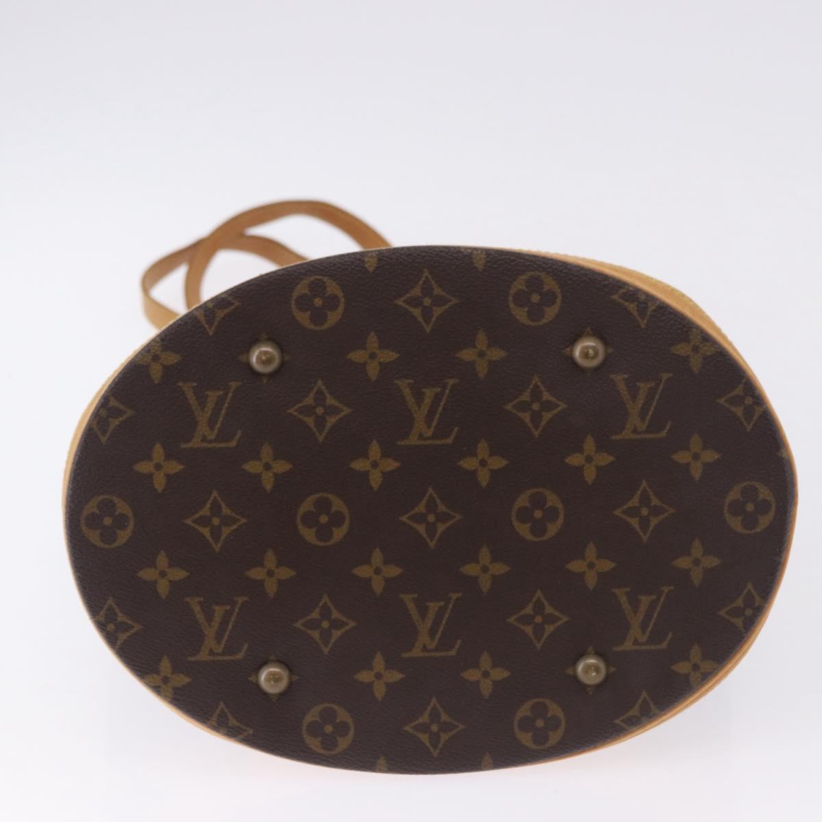 LOUIS VUITTON Monogram Bucket GM Shoulder Bag M42236 LV Auth ka5234
