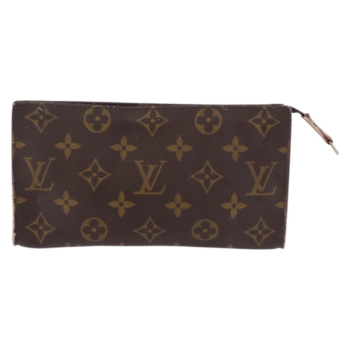 LOUIS VUITTON Monogram Bucket PM Accessory Pouch LV Auth ka5235