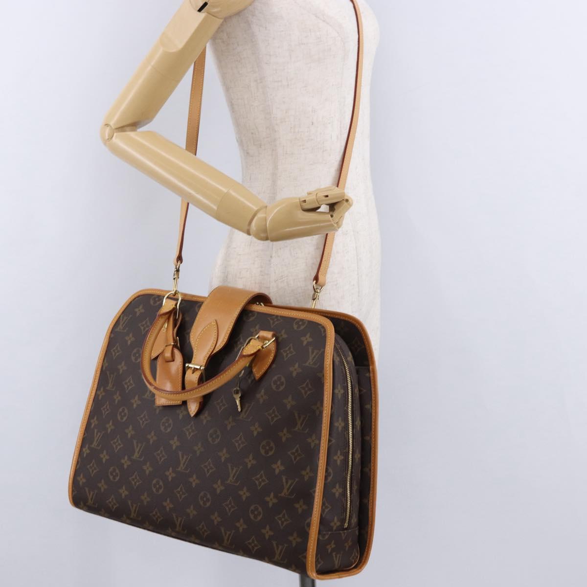 LOUIS VUITTON Monogram Rivoli Hand Bag M53380 LV Auth ka5236A
