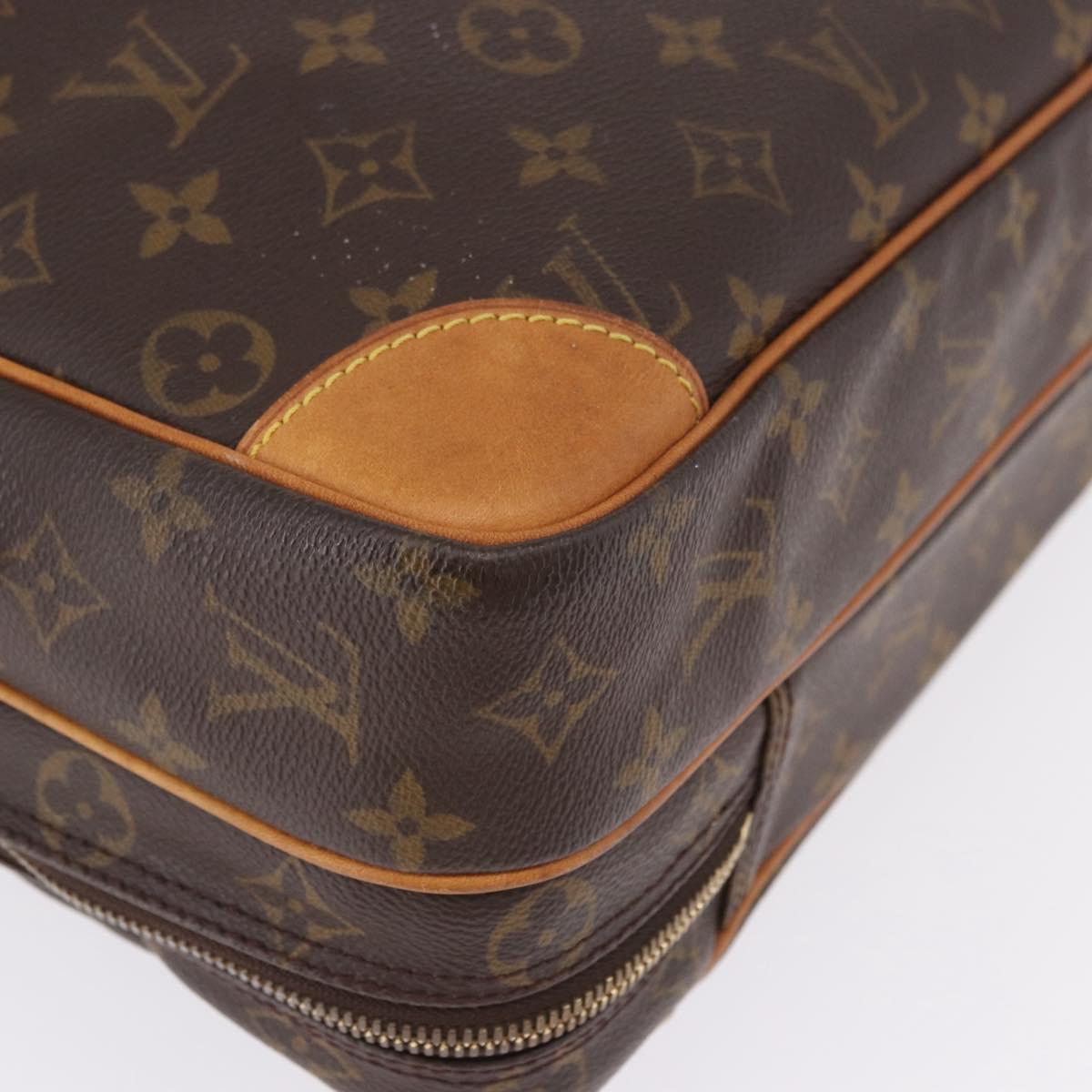 LOUIS VUITTON Monogram Porte Documents Voyage 2 Compartments M53362 Auth ka5237