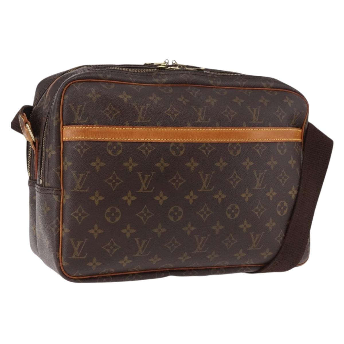 LOUIS VUITTON Monogram Reporter GM Shoulder Bag M45252 LV Auth ka5238