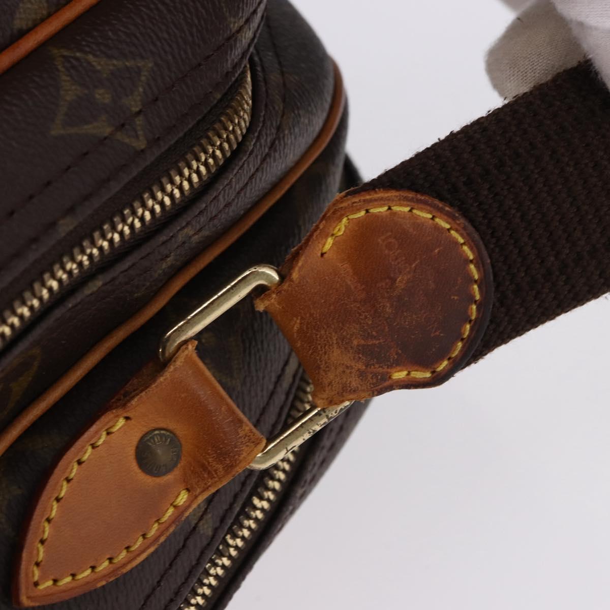 LOUIS VUITTON Monogram Reporter GM Shoulder Bag M45252 LV Auth ka5238
